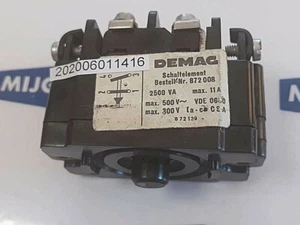 DEMAG elemento de conmutación elemento de conmutación interruptor grúa 872 008 11A 2500 VA 872 139 - Imagen 1 de 4