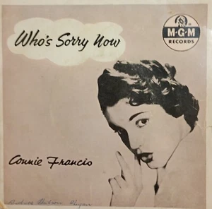 Who's Sorry Now - Connie Francis (1958 Australia) - Picture 1 of 4