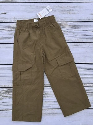 NWT Gymboree Boys Size 4 Wilderness Club Army Green Active Cargo Pants - Image 1 of 3