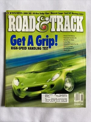 2002 June Road & Track Magazine Can The Lotus Elise Beat Out The Rest (MH396) - Image 1 of 3