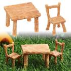 Gifts Micro Landscape Table and Chairs Garden Furniture Ornament Mini Miniature