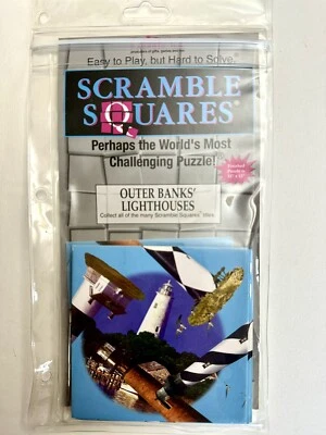 B Dazzle Outer Banks Lighthouses SCRAMBLE SQUARES Worlds Most Challenging Puzzle - Image 1 of 4