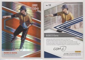 2020 Panini Elite Extra Edition Aspirations Orange /149 Marco Raya #135