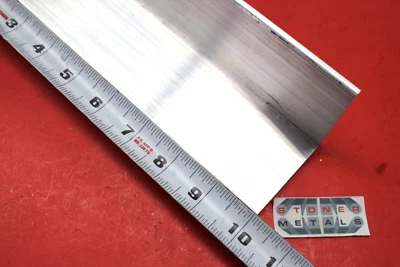 2-1/2"x 2-1/2"x 3/16" ALUMINUM 6061 ANGLE BAR 10" long T6 Extruded Mill Stock - Image 1 of 3
