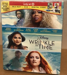 🌎 A Wrinkle in Time (Blu-Ray/DVD/Slipcover,New ‼️ - Picture 1 of 3