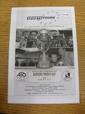 05/05/2007 Programme: Sports Tours - Borders Trophy [At Silloth College] U8-U11