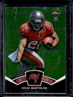 2012 Finest Doug Martin Moments RC Rookie #FM-DM Buccaneers - Image 1 of 2