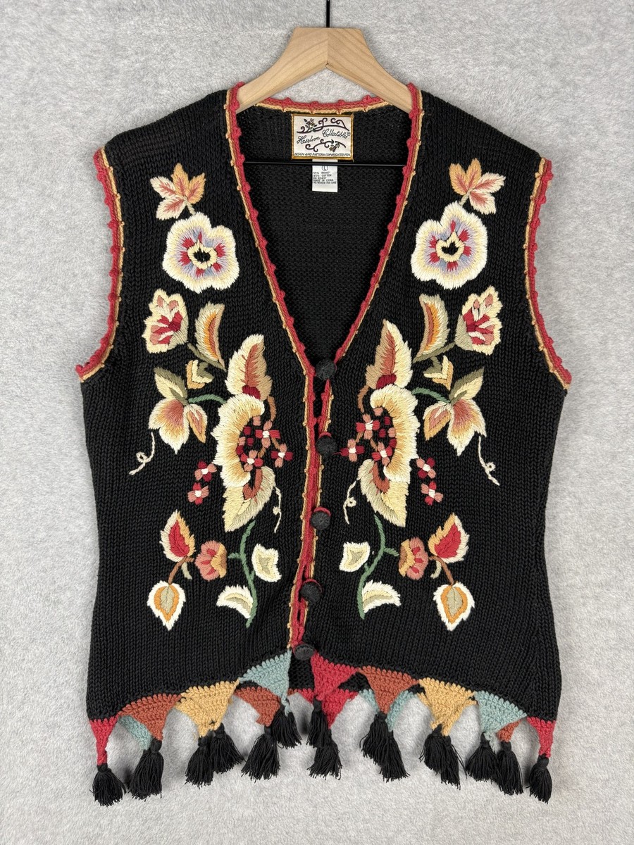 Vest Floral Sleeveless Sweaters for Women for sale | eBay