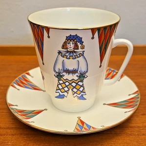 Imperial Porcelain Russian 1744 St. Petersburg Ballet Petrushka  Cup/Saucer - Picture 1 of 14