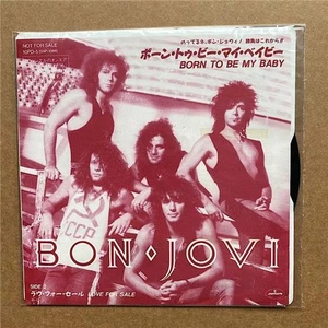 BON JOVI BORN TO BE MY BABY 7" 1988 promo only (VG) - JAPANESE - Picture 1 of 1