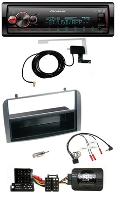 Pioneer Bluetooth DAB USB Lenkrad Autoradio für Alfa 147 GT anthrazit Ablage - Bild 1 von 4