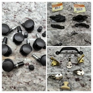 Beschlagpaket, Fensterflügelbeschläge, Haken, Ziehgriff, Rollen, neu & gebraucht - Bild 1 von 8