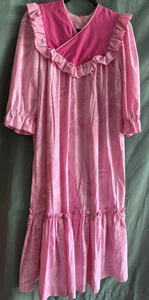 Vintage Hawaiian Nancy Lang Honolulu Cotton Muumuu M-L - Picture 1 of 8