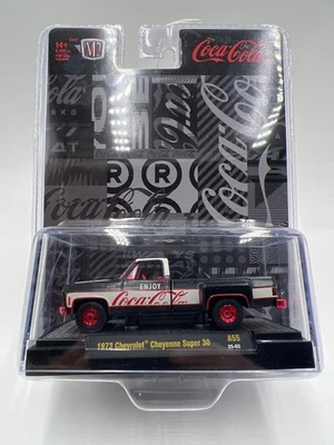 M2 Machines Coca Cola CHASE 1973 Chevrolet Cheyenne Super 30 A55 - Image 1 of 4