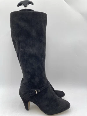 Bota alta para mujer Bella Vita Sasha de moda, negra, talla 7,5 W Foto 1 de 4