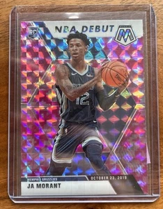 2019-20 Panini Mosaic - NBA Debut Ja Morant #274 Pink Camo Prizm (RC) - Bild 1 von 2
