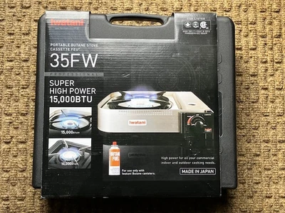 Iwatani 35FW Single-Burner Butane Portable Cooktop / BRAND NEW  - Image 1 of 3