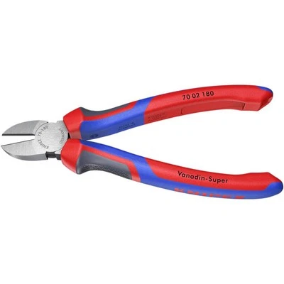 Knipex 70 02 180 Werkstatt Seitenschneider mit Facette 180 mm - Bild 1 von 4