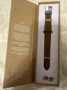 Bluebonnet Executive italienisches Leder Apple Watch Armband - Bild 1 von 4