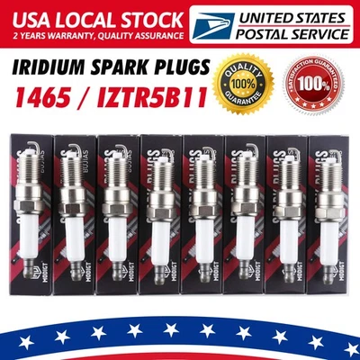 Set Of 8 Ceramic Iridium Spark Plugs For 2008 Pontiac G8 6.0L V8 1465 IZTR5B11 — 第 1/4 张图片