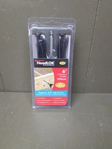 Nuovo Fissaggio Master Headlok Vite 6" 12pz 152mm Viti Acciaio RL281 - Foto 1 di 3