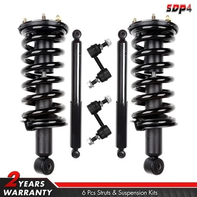 Fits 2004-2015 Nissan Titan 2WD Front Rear Struts Shocks & Sway Bars Kit - Image 1 of 4
