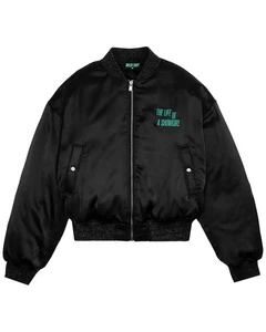 Chaqueta de bombardero Taylor Swift Merch The Life of a Showgirl Got A Wi$hli$t TODAS LAS TALLAS - Imagen 1 de 4