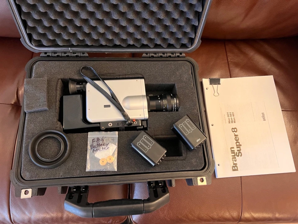  Cámara Braun Nizo 561 macro super 8 mm película funcionando probada Foto 1 de 4