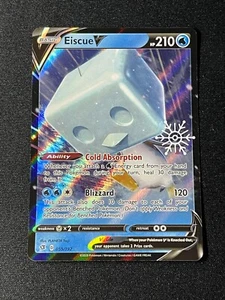 Pokemon - Eiscue V - 055/192 - Holiday Calendar Promo - Holo - English - NM - Picture 1 of 2