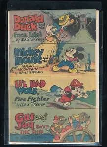 Disneyana-Comics-1950-Premium-WHEATIES premiums-Set-C1-C8 complete. - Picture 1 of 2