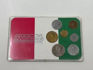 Mexiko 86 Campeonato Mundial De Futbol Set 7 Münzen - Bild 1 von 2