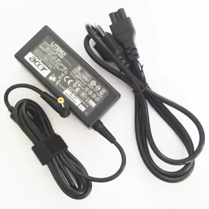 Genuine OEM Power Supply Cord For Acer Gateway lt2023u lt2030u nav50 NV58 65w - Picture 1 of 3