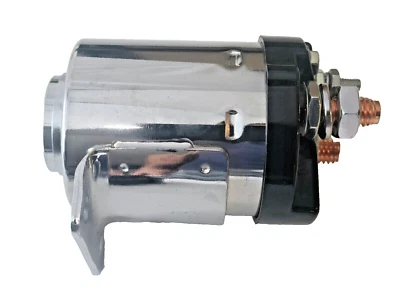 Harley Starter SOLENOID CHROME 1965-88 4 速 71469-65 A,B 71469-69 美国制造 — 第 1/2 张图片
