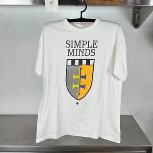 Vintage Simple Minds Band weißes T-Shirt UNISEX alle Größen S-45XL 2F606 - Bild 1 von 3
