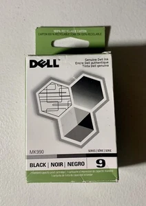 DELL 9 MK990 Black Ink Cartridge / New And Sealed In OEM Box - Picture 1 of 6