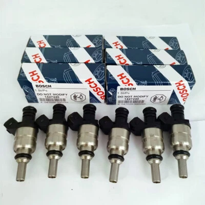 ​​​Inyector de combustible 6X 1427240 OEM para BMW 320i 325ci 325i 325xi 525i X3 Z3 1999-06 Foto 1 de 4