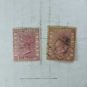 SIERRA LEONE 23a & 23b  USED  Stamps - Imagen 1 de 2