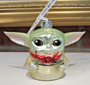 Hallmark Baby Yoda Christmas Tree Ornament Star Wars Grogu 2024 Disney NWT - Picture 1 of 15