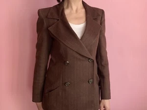 Valentino Vintage jacket Blazer Cashmere/Silk Authentic Rare Italy Limited #71 - Picture 1 of 10