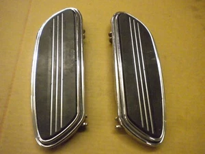 OEM Harley Touring Road Glide Passenger Floorboards Streamliner Chrome 93-22 - Picture 1 of 2