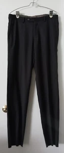Profile Black Men's Pants Charcoal Grey Pinstripe Size 32 Waist 27 Inseam - Picture 1 of 6