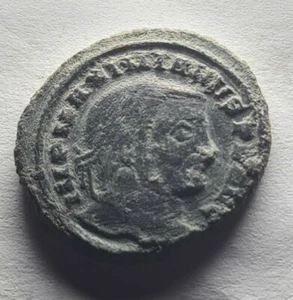 Rara Massimiano 294 d.C. * Autentica Moneta Antica Romana Bronzo Follis - Foto 1 di 6