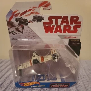 Star Wars Hot Wheels Starships Poe’s Ski Speeder Mattel 2017 Toy Vehicle - Picture 1 of 2