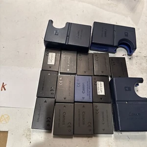 Lot Canon CB-2LS OEM Battery Charger for NB-1L Battery Plug In Adapter & Battery - Picture 1 of 2