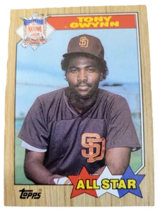 1987 Topps All-Star Tony Gwynn Baseball Card #599 MLB San Diego Padres (N - Picture 1 of 2