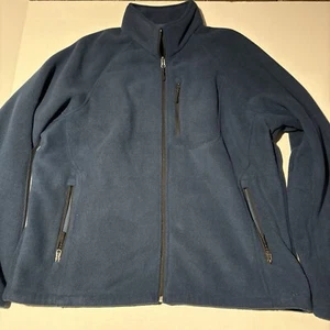 Athletech Blue Fleece Jacket Full Zip Men’s Sz XL - Picture 1 of 5