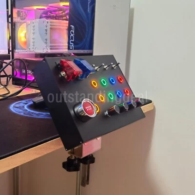 Simplayer Button Box Sim Racing Button Box Zubehör für Sim Rennspiele os67 - Bild 1 von 4