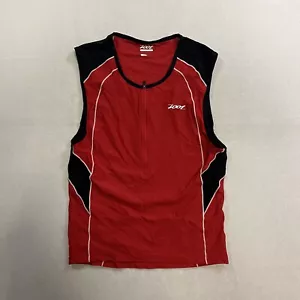 Zoot Cycling Sleeveless Jersey Men’s Large Bike Racing Half Zip Pullover Bicycle - Picture 1 of 8