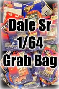 DALE EARNHARDT SR & JR VINTAGE NASCAR DIECAST 2-CAR 1/64 SCALE GRAB BAG - Picture 1 of 3