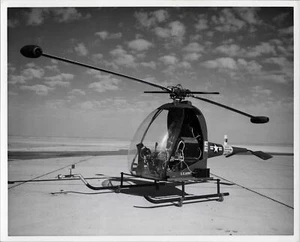 HILLER HELICOPTER H-32 ORIGINAL VINTAGE WARREN M. BODIE PHOTO US ARMY - Picture 1 of 2